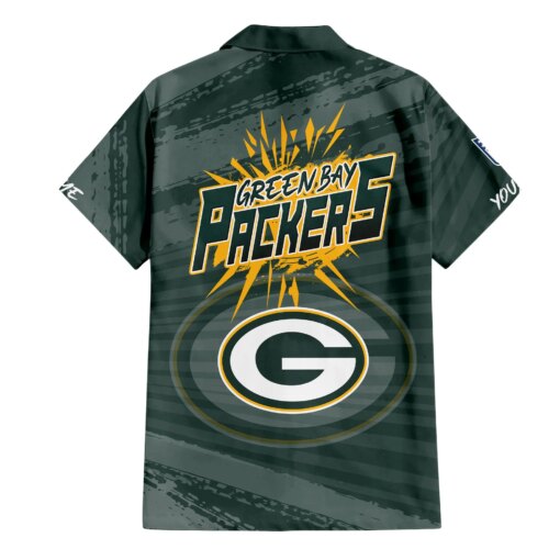 Green Bay Packers Combo Hawaiian Shirt and Shorts HSAS0014