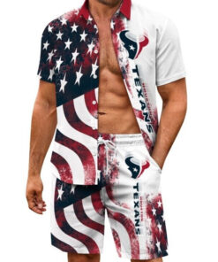 Houston Texans Combo Hawaiian Shirt and Shorts AZBTHWSS000180