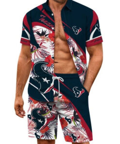 Houston Texans Combo Hawaiian Shirt and Shorts AZBTHWSS000184