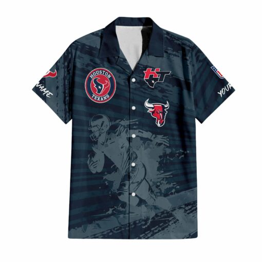 Houston Texans Combo Hawaiian Shirt and Shorts HSAS0016