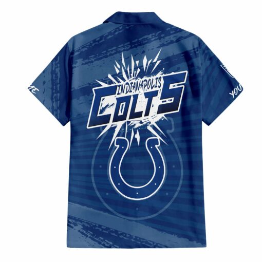 Indianapolis Colts Combo Hawaiian Shirt and Shorts HSAS0004