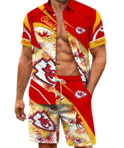 Kansas City Chiefs Combo Hawaiian Shirt and Shorts AZBTHWSS000059