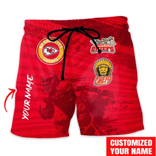 Kansas City Chiefs Combo Hawaiian Shirt and Shorts HSAS0011