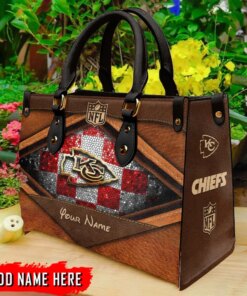 Kansas City Chiefs Personalized Leather Hand Bag BBLTHB865