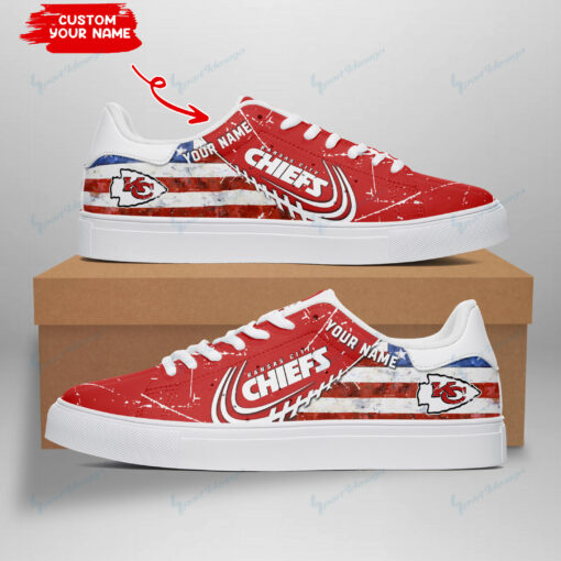 Kansas City Chiefs Personalized SS Custom Sneakers BG130