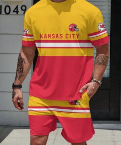 Kansas City Chiefs T-shirt and Shorts AZBTTSAS000046