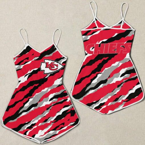 Kansas City Chiefs Women Romper Jumpsuit 3D Printed S033