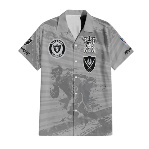 Las Vegas Raiders Combo Hawaiian Shirt and Shorts HSAS0007