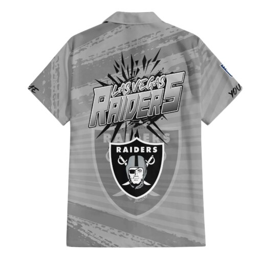 Las Vegas Raiders Combo Hawaiian Shirt and Shorts HSAS0007