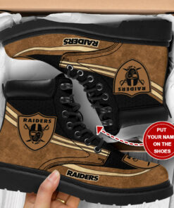 Las Vegas Raiders Personalized TBL Boots BG28