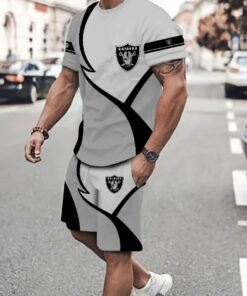 Las Vegas Raiders T-shirt and Shorts AZTS175