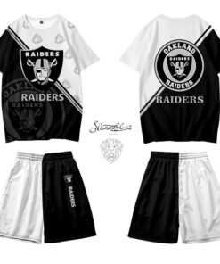 Las Vegas Raiders T-shirt and Shorts BG139