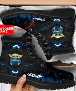 Los Angeles Chargers Personalized TBL Boots BG50