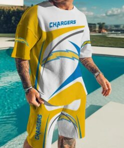 Los Angeles Chargers T-shirt and shorts AZTS043
