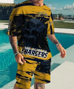 Los Angeles Chargers T-shirt and Shorts AZTS546