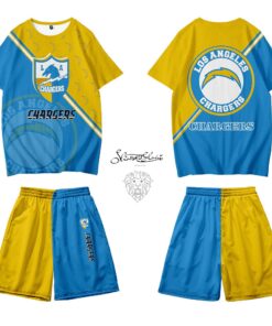 Los Angeles Chargers T-shirt and Shorts BG143