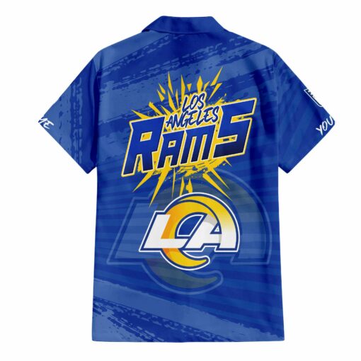 Los Angeles Rams Combo Hawaiian Shirt and Shorts HSAS0015