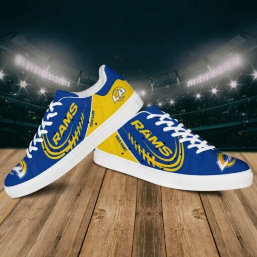 Los Angeles Rams Personalized SS Custom Sneakers BG310