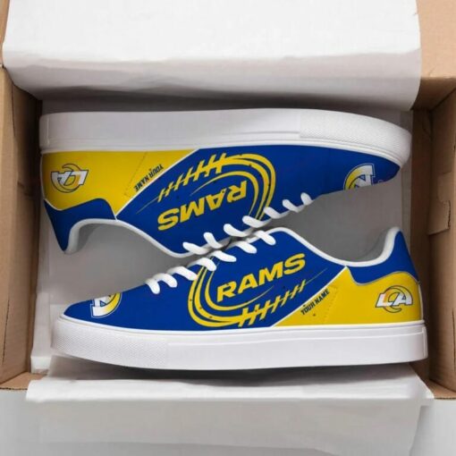 Los Angeles Rams Personalized SS Custom Sneakers BG310