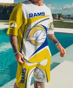 Los Angeles Rams T-shirt and shorts AZTS045