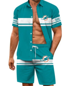 Miami Dolphins Combo Hawaiian Shirt and Shorts AZBTHWSS000138
