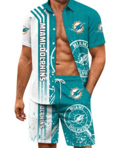 Miami Dolphins Combo Hawaiian Shirt and Shorts AZBTHWSS000142