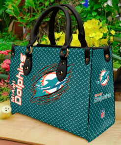 Miami Dolphins Leather Hand Bag BBLTHB859