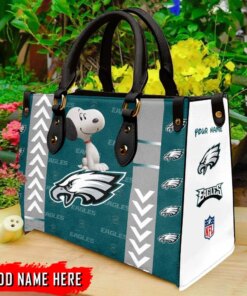 Miami Dolphins Personalized Leather Hand Bag BBLTHB861