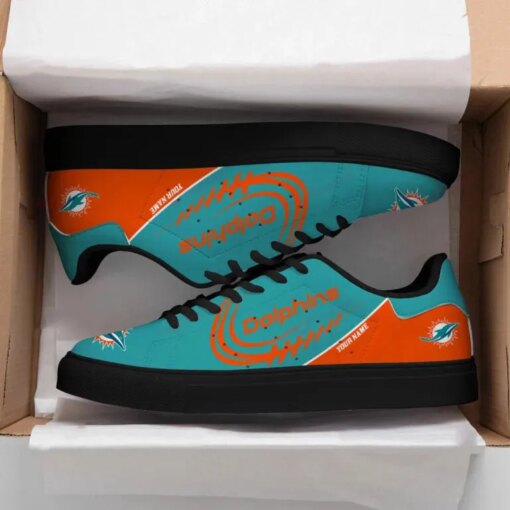 Miami Dolphins Personalized SS Custom Sneakers BG311