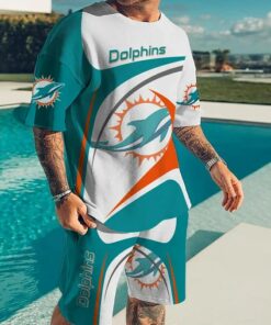 Miami Dolphins T-shirt and shorts AZTS022