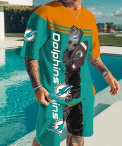 Miami Dolphins T-shirt and Shorts AZTS183