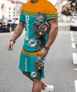Miami Dolphins T-shirt and Shorts AZTS186