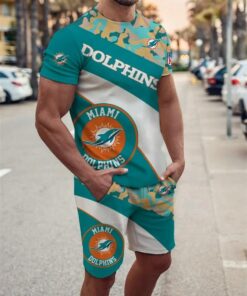 Miami Dolphins T-shirt and Shorts AZTS192