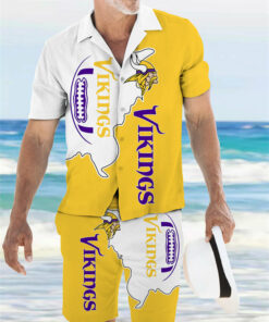 Minnesota Vikings Combo Hawaiian Shirt and Shorts AZBTHWSS000025