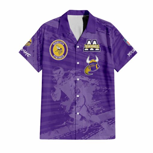 Minnesota Vikings Combo Hawaiian Shirt and Shorts HSAS0028