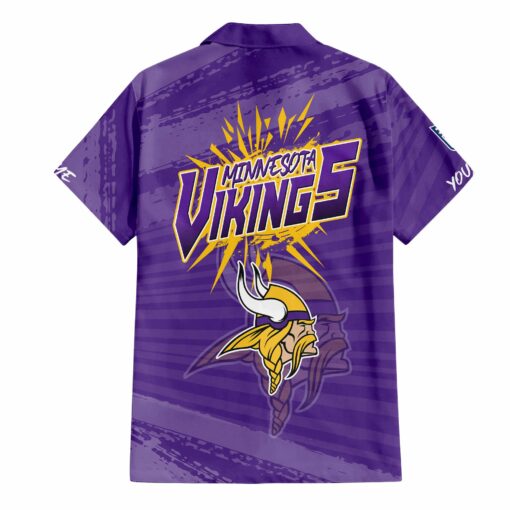 Minnesota Vikings Combo Hawaiian Shirt and Shorts HSAS0028