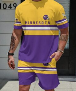 Minnesota Vikings T-shirt and Shorts AZBTTSAS000027