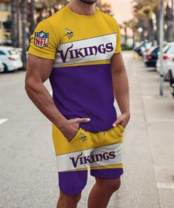 Minnesota Vikings T-shirt and Shorts AZTS570
