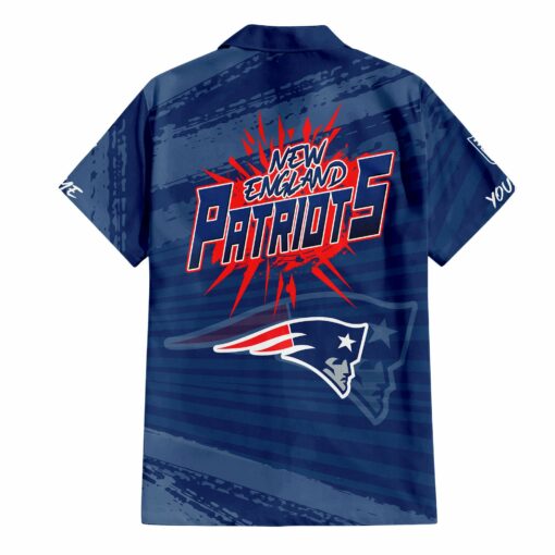 New England Patriots Combo Hawaiian Shirt and Shorts HSAS0023