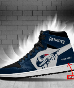 New England Patriots Personalized AJ1 Sneaker BG014