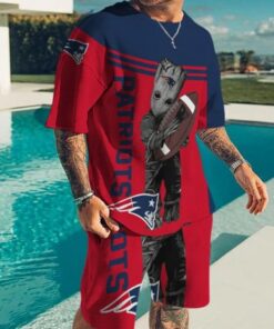 New England Patriots T-shirt and Shorts AZTS579
