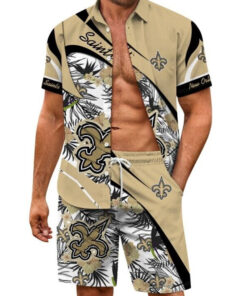 New Orleans Saints Combo Hawaiian Shirt and Shorts AZBTHWSS000217