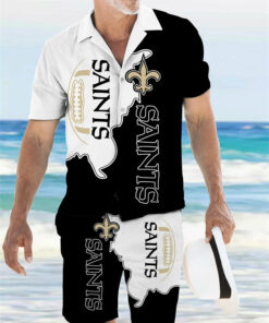 New Orleans Saints Combo Hawaiian Shirt and Shorts AZBTHWSS000244