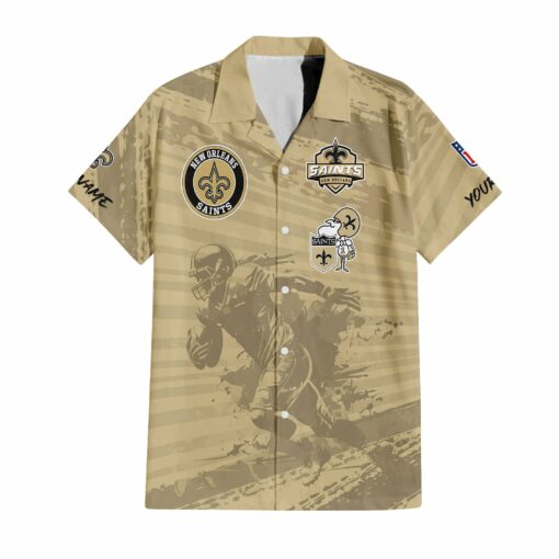 New Orleans Saints Combo Hawaiian Shirt and Shorts HSAS0019