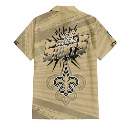 New Orleans Saints Combo Hawaiian Shirt and Shorts HSAS0019