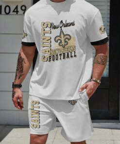 New Orleans Saints T-shirt and Shorts AZBTTSAS000042