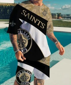 New Orleans Saints T-shirt and Shorts AZTS082