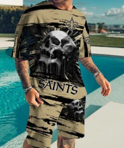 New Orleans Saints T-shirt and Shorts AZTS087