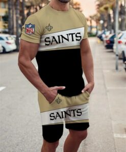 New Orleans Saints T-shirt and Shorts AZTS093