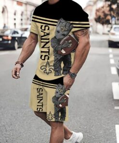 New Orleans Saints T-shirt and Shorts AZTS095